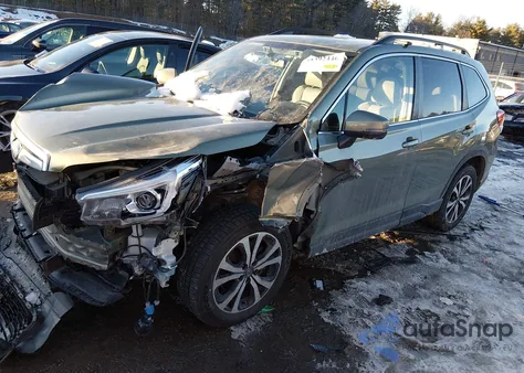 2019 Subaru Forester Limited from USA, damaged, VIN JF2SKAUC6KH502126